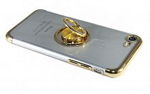 Купить Чехол-накладка для iPhone 7/8/SE ELECTROPLATED TPU КОЛЬЦО золото оптом, в розницу в ОРЦ Компаньон