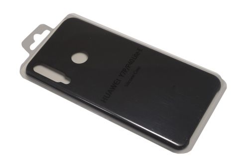 Чехол-накладка для HUAWEI P40 Lite E/Honor 9C SILICONE CASE черный (3)																				 - фото
