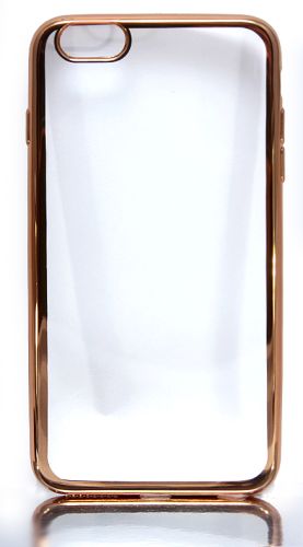 Чехол-накладка для iPhone 6/6S Plus  РАМКА TPU золото оптом, в розницу Центр Компаньон фото 2