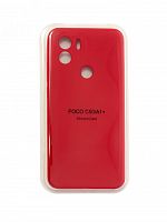 Чехол-накладка для XIAOMI Poco C50/C51/A1+/A2+ VEGLAS SILICONE CASE закрытый красный (1) - фото