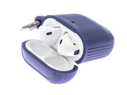 Чехол для наушников Airpods Spigen фиолетовый - оптовая продажа фото 4 Чехол для наушников Airpods Spigen фиолетовый - фото фото 4