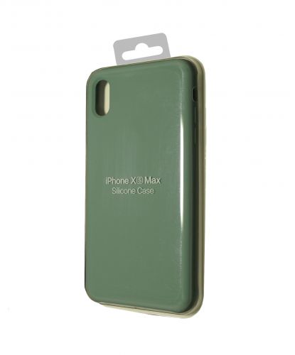 Чехол-накладка для iPhone XS Max SILICONE CASE хвойно-зеленый (58) - оптовая продажа Чехол-накладка для iPhone XS Max SILICONE CASE хвойно-зеленый (58) - фото