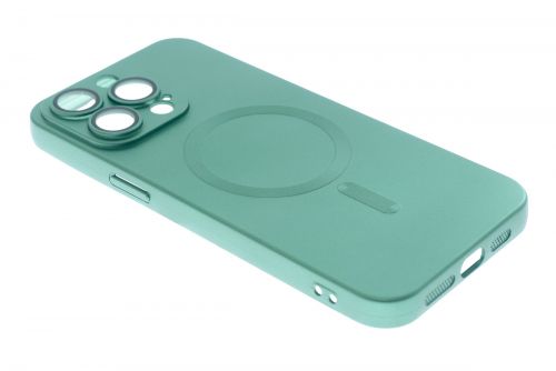 Чехол-накладка для iPhone 15 Pro Max VEGLAS Lens Magnetic зеленый - фото фото 2