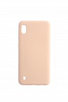 Чехол-накладка для Samsung A105F A10 SILICONE CASE NL OP закрытый светло-розовый (18) - фото