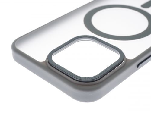 Чехол-накладка для iPhone 15 Pro Max VEGLAS Fog Magnetic серый оптом, в розницу Центр Компаньон фото 3