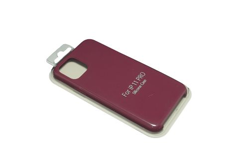 Чехол-накладка для iPhone 11 Pro VEGLAS SILICONE CASE NL бордовый (52) оптом, в розницу Центр Компаньон фото 2