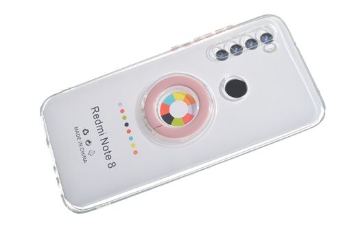 Чехол-накладка для XIAOMI Redmi Note 8 NEW RING TPU розовый оптом, в розницу Центр Компаньон фото 3