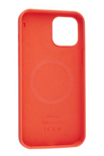 Чехол-накладка для iPhone 12 Pro Max SILICONE TPU поддержка MagSafe розовый коробка оптом, в розницу Центр Компаньон фото 3