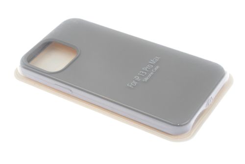 Чехол-накладка для iPhone 13 Pro Max VEGLAS SILICONE CASE NL закрытый серый (23) оптом, в розницу Центр Компаньон фото 2
