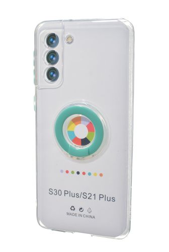 Чехол-накладка для Samsung G996F S21 Plus NEW RING TPU бирюзовый оптом, в розницу Центр Компаньон фото 2