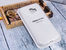 Чехол-накладка для Samsung J250 J2 2018 SILICONE CASE закрытый белый - фото