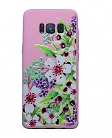 Купить Чехол-накладка для Samsung G950F S8 FASHION Розовое TPU стразы Вид 4 оптом, в розницу в ОРЦ Компаньон