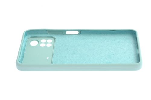 Чехол-накладка для XIAOMI Poco X4 Pro SILICONE CASE NL OP закрытый бирюзовый (2) - фото фото 3