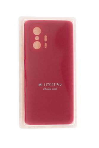 Чехол-накладка для XIAOMI Mi 11T VEGLAS SILICONE CASE закрытый красный (1) - оптовая продажа Чехол-накладка для XIAOMI Mi 11T VEGLAS SILICONE CASE закрытый красный (1) - фото