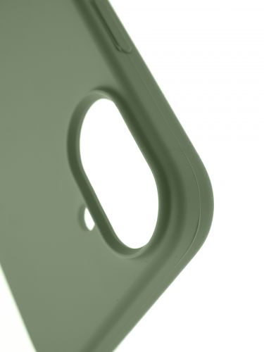 Чехол-накладка для iPhone 16 Plus VEGLAS SILICONE CASE закрытый хаки (64) - оптовая продажа фото 3 Чехол-накладка для iPhone 16 Plus VEGLAS SILICONE CASE закрытый хаки (64) - фото фото 3