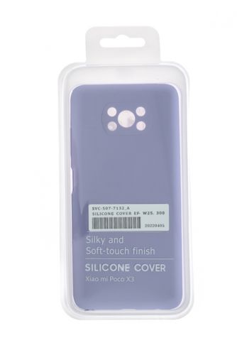 Чехол-накладка для XIAOMI Poco X3 NFC SILICONE CASE OP закрытый сиреневый (13) - оптовая продажа фото 4 Чехол-накладка для XIAOMI Poco X3 NFC SILICONE CASE OP закрытый сиреневый (13) - фото фото 4