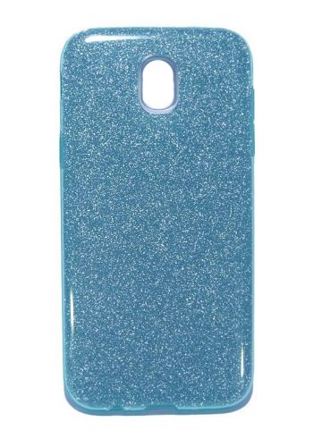 Чехол-накладка для Samsung J3 2018 JZZS Shinny 3в1 TPU синяя - оптовая продажа Чехол-накладка для Samsung J3 2018 JZZS Shinny 3в1 TPU синяя - фото