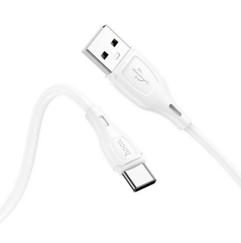 Кабель USB Type-C HOCO X61 Ultimate silicone 3.0A 1.0м белый - оптовая продажа фото 3 Кабель USB Type-C HOCO X61 Ultimate silicone 3.0A 1.0м белый - фото фото 3