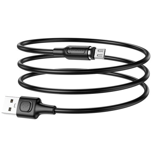 Кабель USB-Micro USB BOROFONE BX41 Amiable magnetic 2.4A 1м черный оптом, в розницу Центр Компаньон фото 2