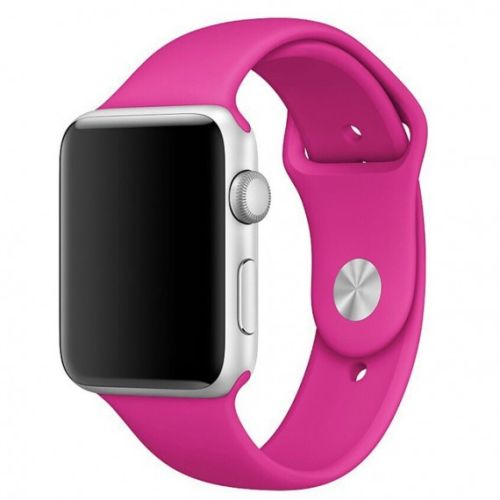 Ремешок для Apple Watch Sport 38/40/41mm Короткий ярко-розовый (29) оптом, в розницу Центр Компаньон фото 3