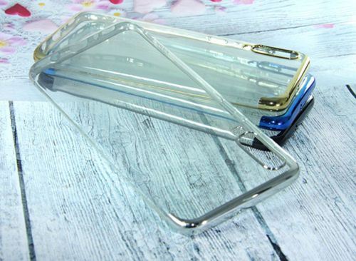 Чехол-накладка для Samsung A705 A70 ELECTROPLATED TPU DOKA серебро - оптовая продажа фото 2 Чехол-накладка для Samsung A705 A70 ELECTROPLATED TPU DOKA серебро - фото фото 2