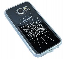 Чехол-накладка для SAMSUNG G930F S7 YOUNICOU стразы Россыпь PC+TPU - фото