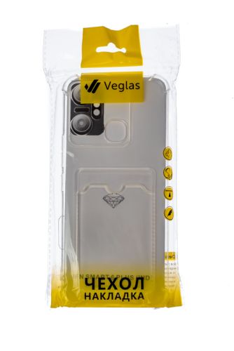 Чехол-накладка для INFINIX Smart 6 Plus VEGLAS Air Pocket прозрачный оптом, в розницу Центр Компаньон фото 4