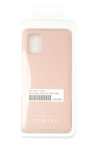Чехол-накладка для Samsung M515F M51 SILICONE CASE OP светло-розовый (18) оптом, в розницу Центр Компаньон фото 4