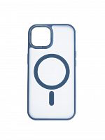 Чехол-накладка для iPhone 15 VEGLAS Fog Magnetic синий - фото
