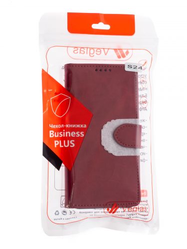 Чехол-книжка для Samsung S921B S24 VEGLAS BUSINESS PLUS красный оптом, в розницу Центр Компаньон фото 5