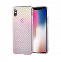 Чехол-накладка для iPhone X/XS HOCO LATTICE белая - фото