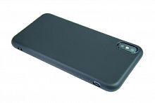 Чехол-накладка для iPhone XS Max SOFT TOUCH TPU черный  - фото