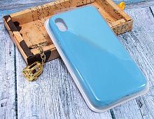 Купить Чехол-накладка для iPhone X/XS VEGLAS SILICONE CASE NL закрытый голубой (16) оптом, в розницу в ОРЦ Компаньон