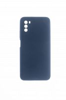 Чехол-накладка для XIAOMI Poco M3 SILICONE CASE OP закрытый темно-синий (8) - фото
