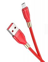 Купить Кабель USB-Micro USB HOCO U79 Admirabie 2.4A 1.0м красный оптом, в розницу в ОРЦ Компаньон