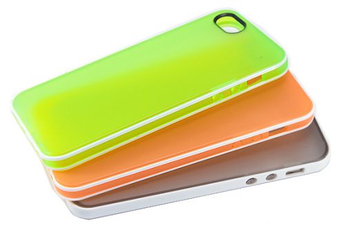 Чехол-накладка для iPhone 5/5S/SE с полос черн-бел А0022565 - фото фото 3
