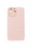 Купить Чехол-накладка для iPhone 13 Pro Max VEGLAS SILICONE CASE NL Защита камеры светло-розовый (19) оптом, в розницу в ОРЦ Компаньон