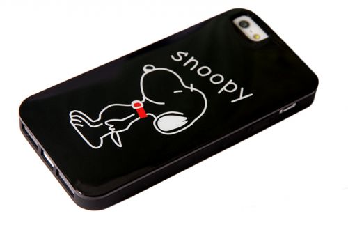 Чехол-накладка для iPhone 5/5S/SE IMAGE TPU SNOOPY черная - оптовая продажа фото 2 Чехол-накладка для iPhone 5/5S/SE IMAGE TPU SNOOPY черная - фото фото 2