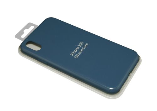 Чехол-накладка для iPhone XR SILICONE CASE закрытый синий деним (20) оптом, в розницу Центр Компаньон фото 2