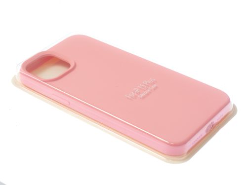Чехол-накладка для iPhone 15 Plus SILICONE CASE закрытый розовый (6) оптом, в розницу Центр Компаньон фото 2