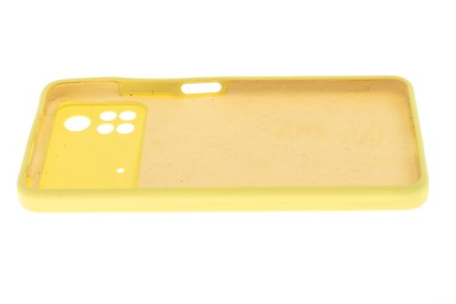 Чехол-накладка для XIAOMI Poco X4 Pro SILICONE CASE OP закрытый желтый (20) оптом, в розницу Центр Компаньон фото 4