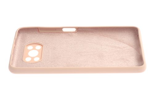 Чехол-накладка для XIAOMI Poco X3 NFC SILICONE CASE NL OP закрытый светло-розовый (18) оптом, в розницу Центр Компаньон фото 3