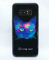 Купить Чехол-накладка для Samsung N950 Note 8 LOVELY GLASS TPU кот коробка оптом, в розницу в ОРЦ Компаньон