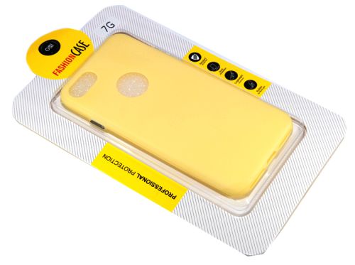 Чехол-накладка для iPhone 7/8/SE AiMee Отверстие желтый оптом, в розницу Центр Компаньон фото 2