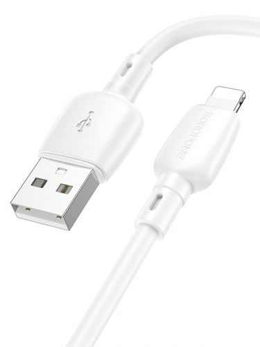 Кабель USB Lightning 8Pin BOROFONE BX93 Super 2.4A 1м белый - оптовая продажа фото 2 Кабель USB Lightning 8Pin BOROFONE BX93 Super 2.4A 1м белый - фото фото 2