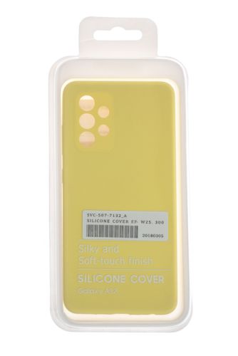 Чехол-накладка для Samsung A525F A52 SILICONE CASE OP закрытый желтый (20) оптом, в розницу Центр Компаньон фото 4