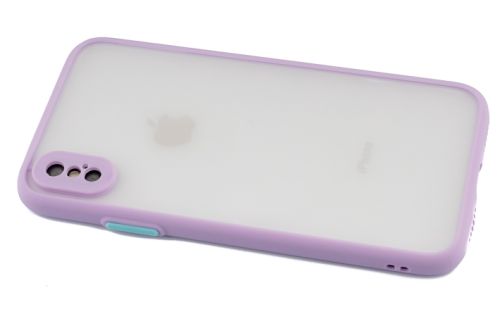 Чехол-накладка для iPhone X/XS VEGLAS Fog сиреневый оптом, в розницу Центр Компаньон фото 3