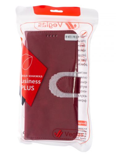 Чехол-книжка для XIAOMI Redmi Note 13 Pro 5G VEGLAS BUSINESS PLUS красный оптом, в розницу Центр Компаньон фото 5