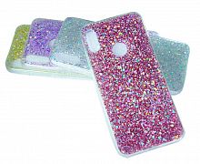 Чехол-накладка для XIAOMI Redmi 7 DROP STAR TPU розовый  - фото