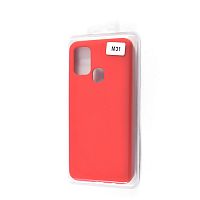 Купить Чехол-накладка для Samsung M315F M31 VEGLAS SILICONE CASE закрытый красный (1) оптом, в розницу в ОРЦ Компаньон